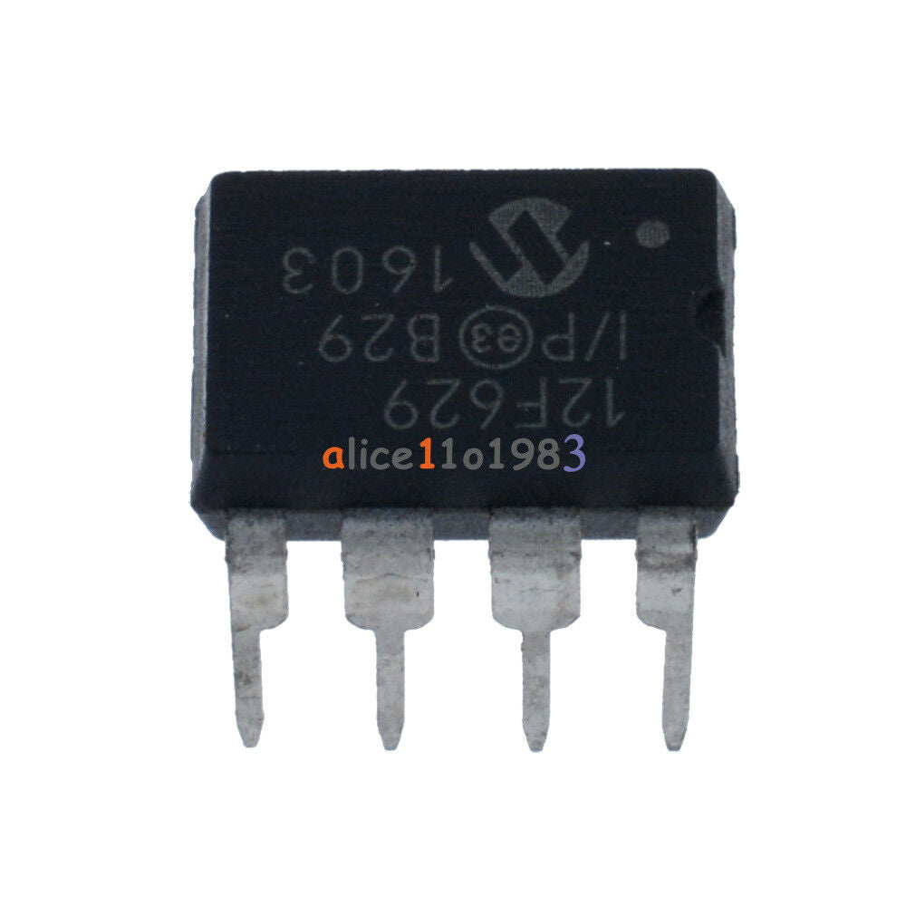 2PCS MCU IC MICROCHIP DIP-8 PIC12F629-I/P 12F629-I/P 12F629 NEW