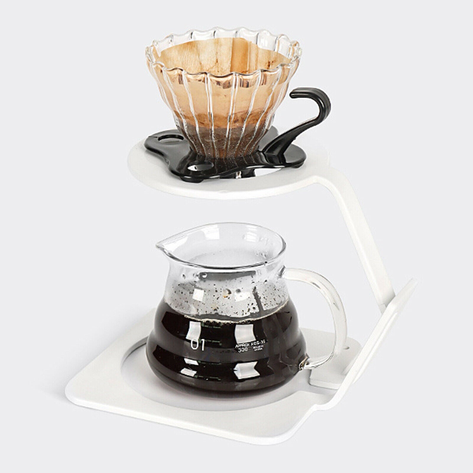 Pour Over Coffee Dripper Holder Stands Height for Home Kitchen