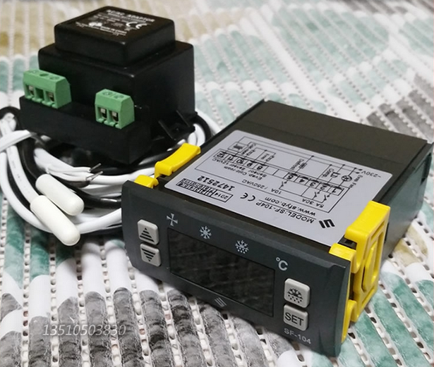 SF-104P Freezer Temperature controller, Defrost Digital display thermostat 30A