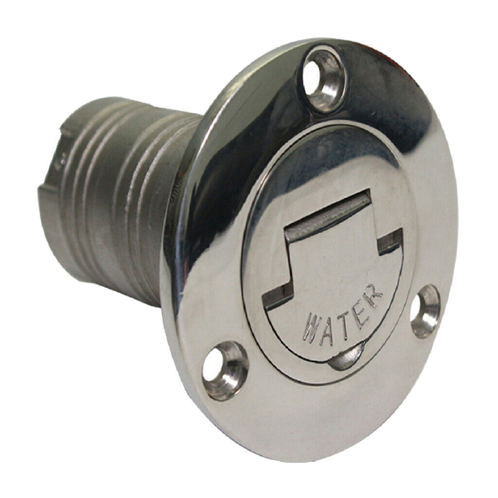 Waste Boat Deck Fill Marine Grade 316 Stainless Steel 38mm with Keyless