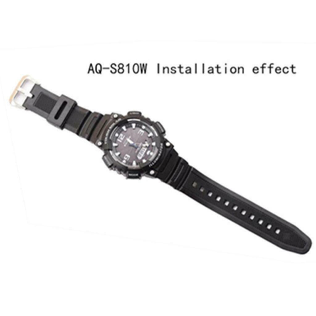 Silicone Watch Band for  AQ-S800W SGW-300H SGW-500H W-S200H W-800H