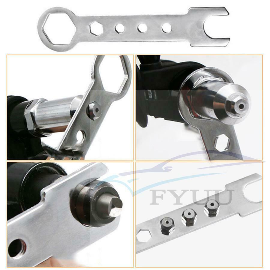 Rivet Nut ( Riveter ) Adaptor Use Electric Drill  2.4, 3.2, 4.0, 4.8 Mandrels