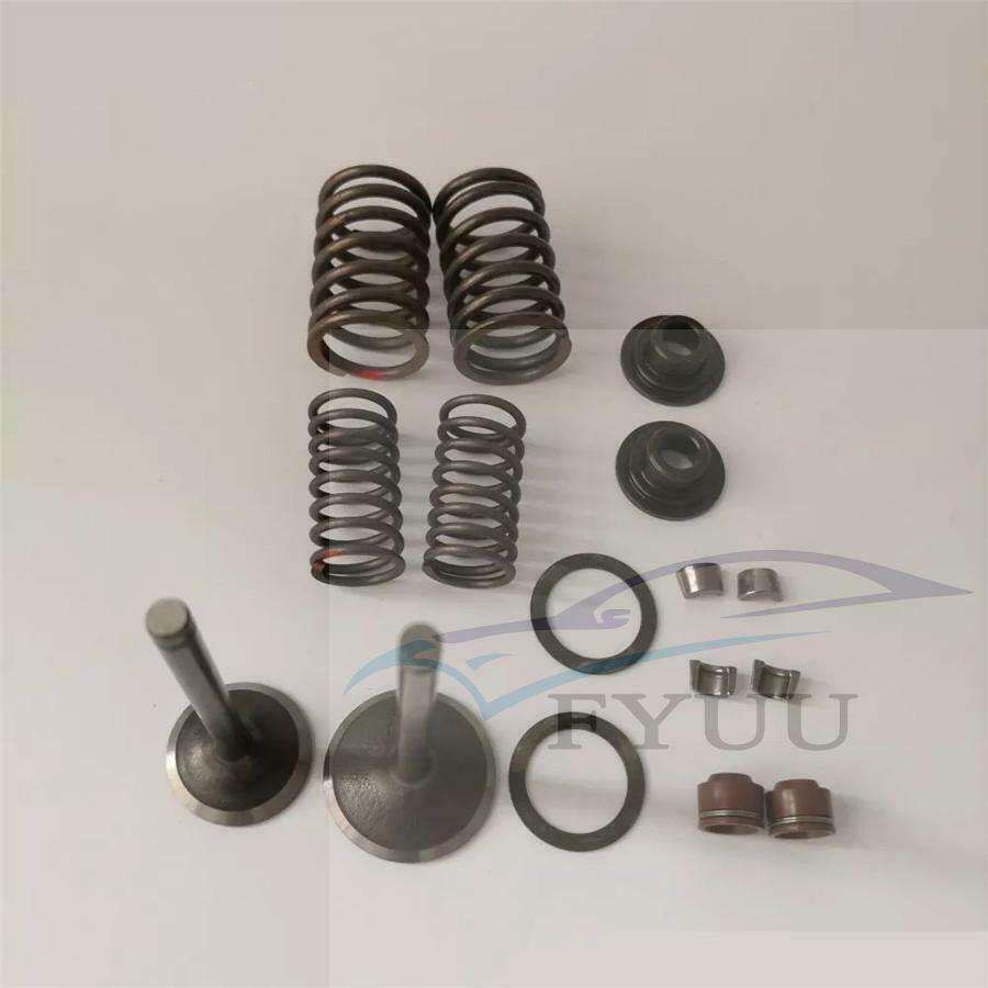 Valve Assembly Intake Exhaust Stem Shaft for GY6 150 157QMJ 1P57QMJ 4 stroke