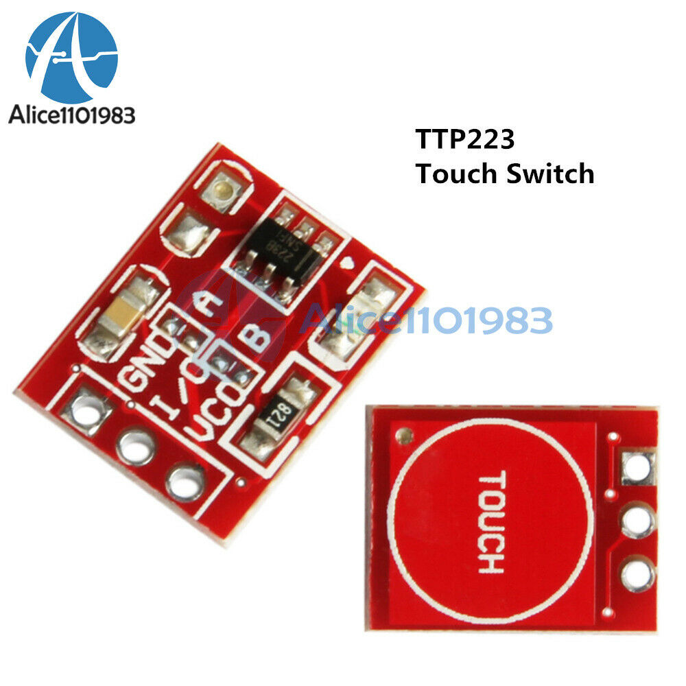 2PCS TTP223 Capacitive Touch Switch Button Self-Lock Module for Arduino