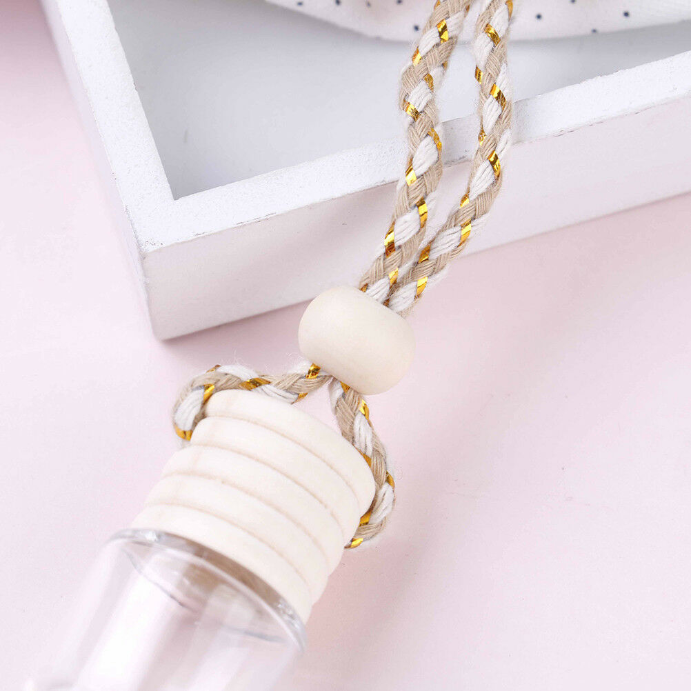 1PC car empty clear perfume glass bottle pendant auto interior home orname.l8