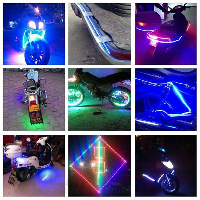 120cm Luminescent Neon LED Lights Glow Wire Auto car Strip Rope waterproof