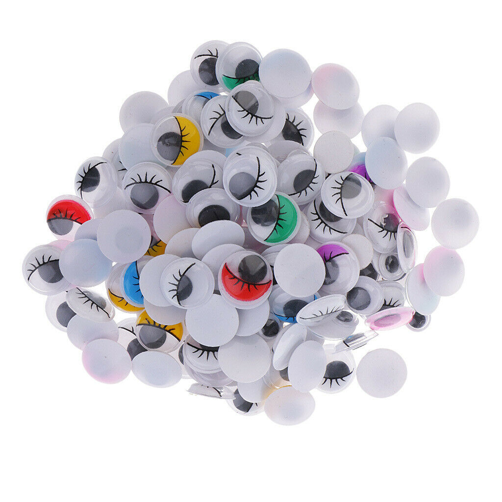 177 Pieces Teddy Eyes Safety Eyes Plastic Eyes Jewelry DIY Handicrafts