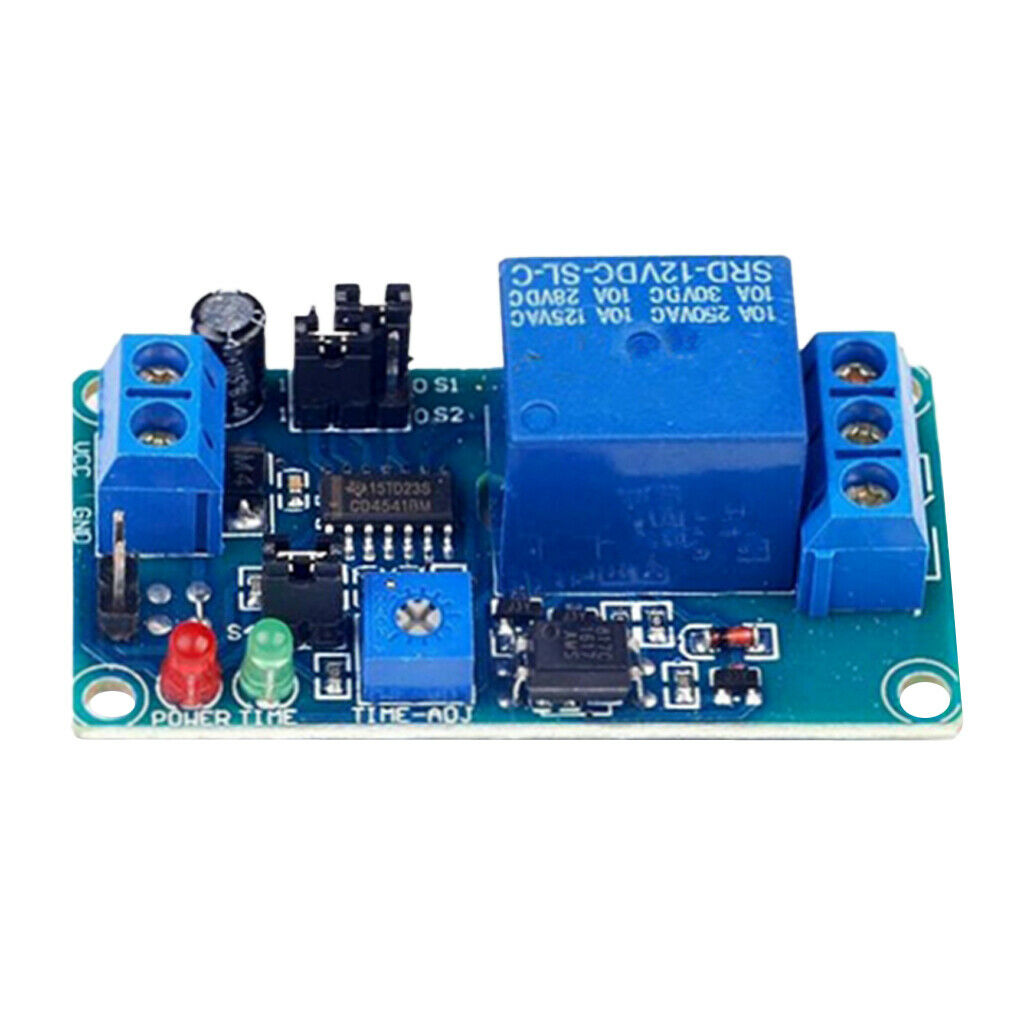 DC 12V Monostable Delay Relay Circuit Conduction Module   Switch Timer