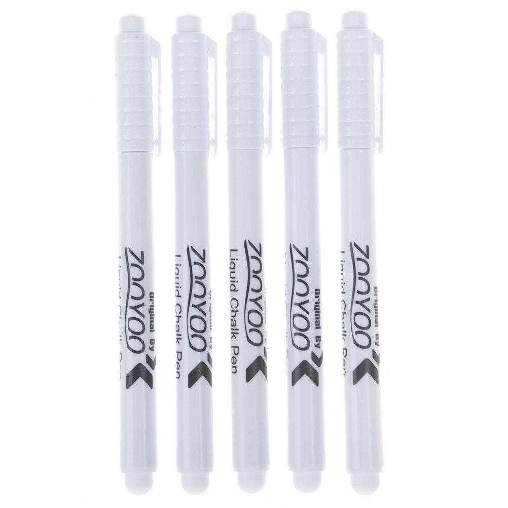 3PCS New white liquid chalk pen marker chalkboard blackboard pen erasable WL SJ