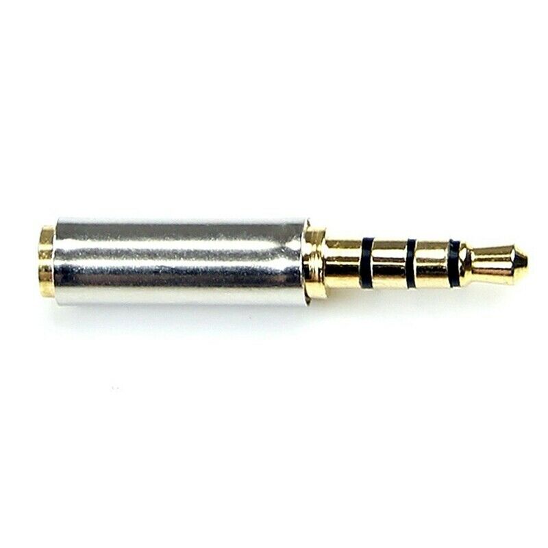 Golden 3.5mm Male to 2.5mm Female Plug Stereo Audio Earphone Jack Adapter ConvV8