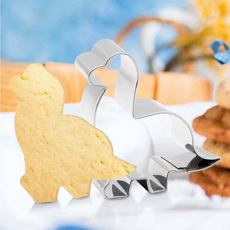 7Pcs Dinosaur Stainless Cookie Cutters Biscuit Candy Food Molds  Party Suppl KX