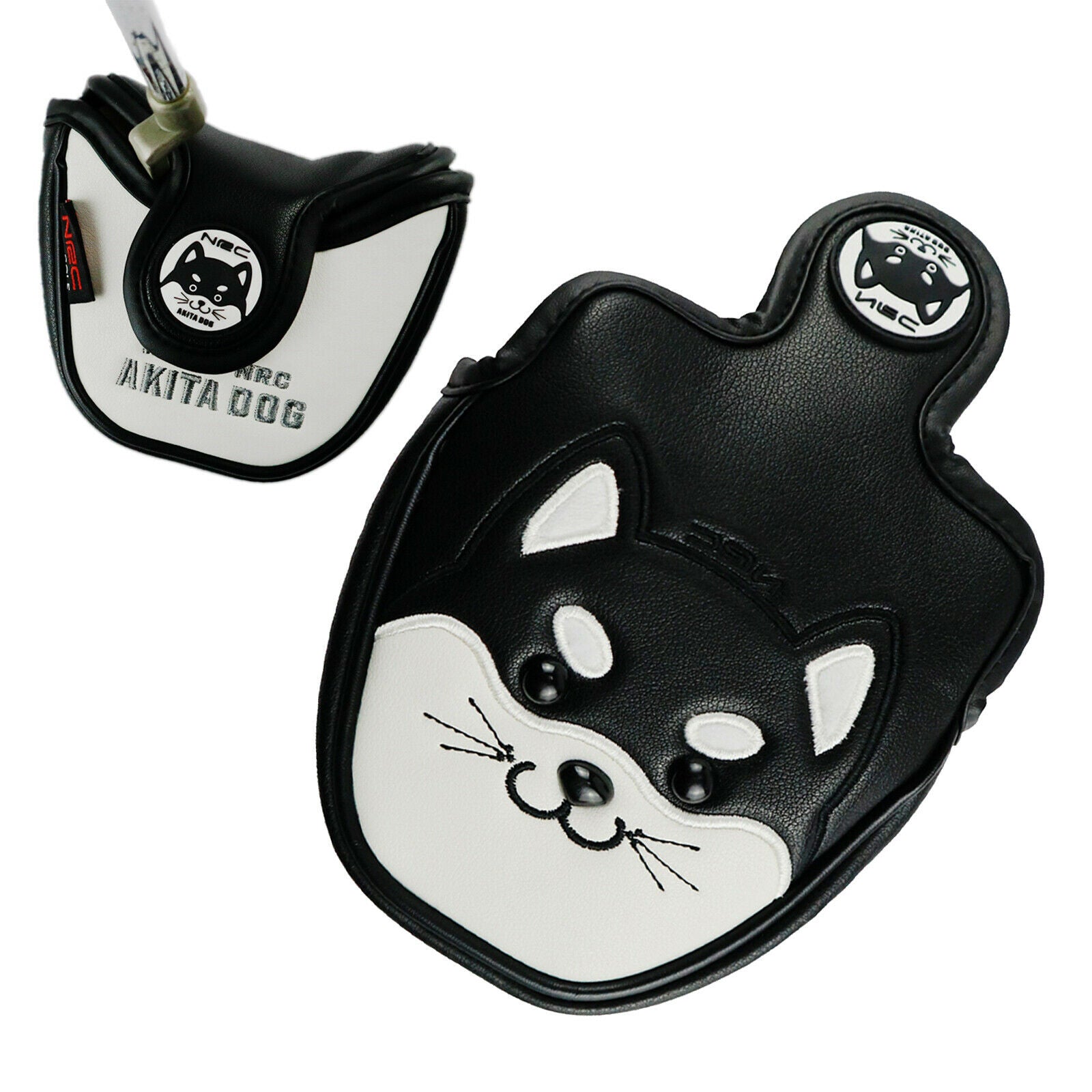 Cute Cartoon Shape Golf Club Mallet Putter Head Cover Magnet Headcover