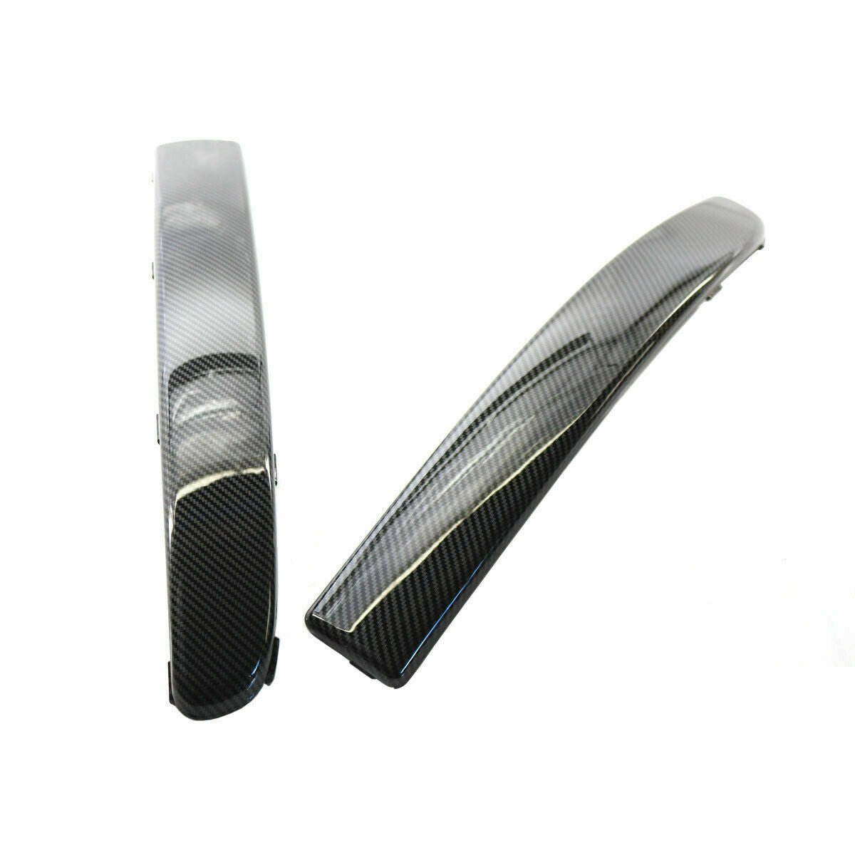 1Pair Left&Right Fit For FIAT 500 2007-2015 Front Bumper Lower Moulding Trim