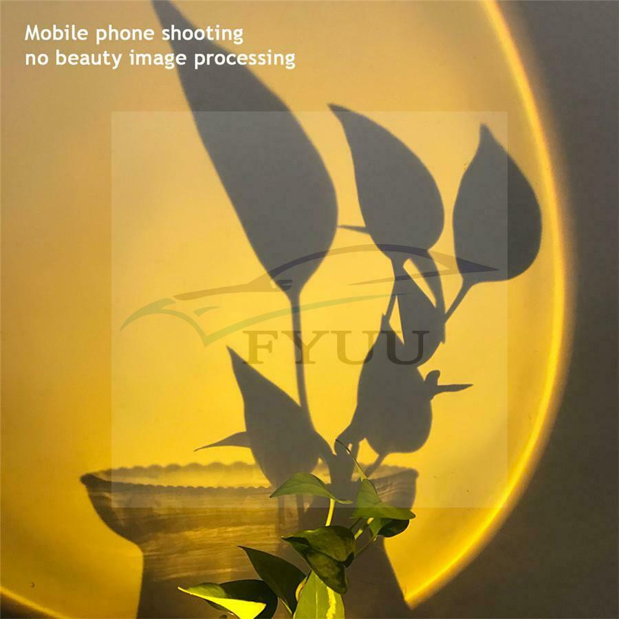Sunset Projection Lamp USB Led Atmosphere Light Moblie phone adapter for TikTok