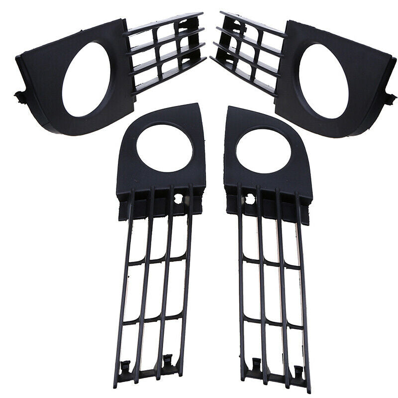 Fit Audi A6 C5 2002-2005 04 Pair Front Bumper Fog Light Lamp Grilles Vent Covers