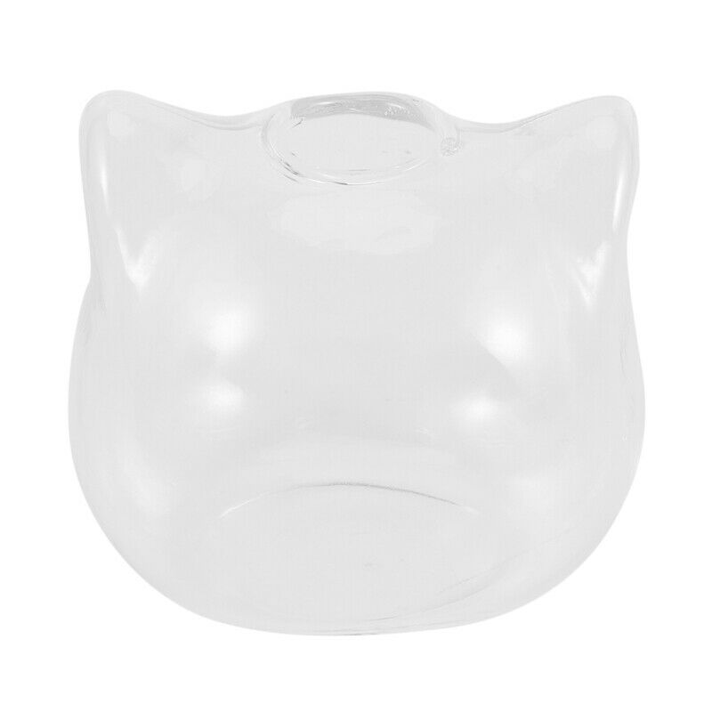 Cat Shaped Glass Vase Hydroponic Plant Flower Vase Terrarium Container Pot DecF5