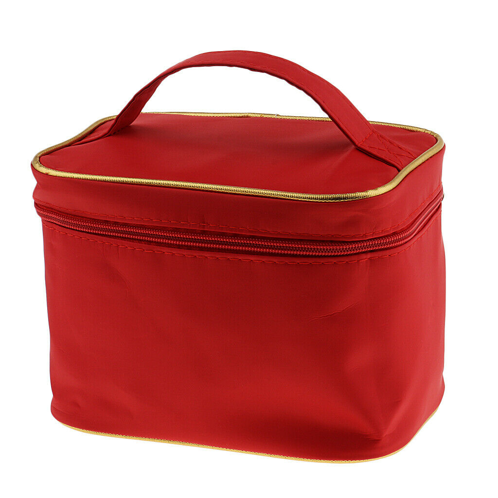 Waterproof Makeup Bag Cosmetic Storage Organizer Box Holder Travel Red