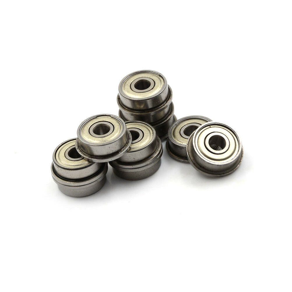 10pcs F625ZZ Steel Shielded Flanged Ball Precise Flange Bearing 5x16x5mm VQ  Qx