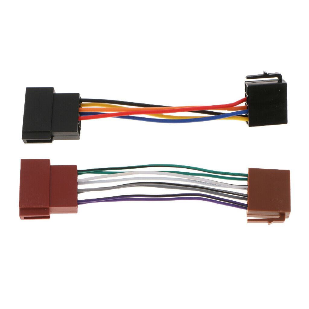 16 pin ISO female Radio Receiver Wire Harness CD Plug 154x32x12mm