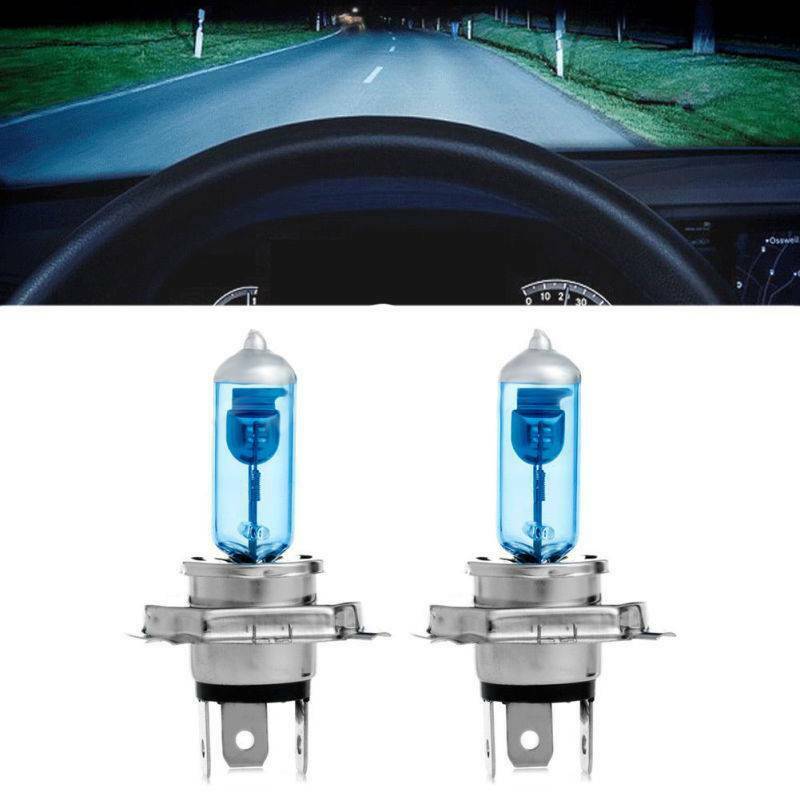 2x Car Auto H4 HID Xenon Super Headlight 12V 100W Halogen Bulb Lamp Lights Sets