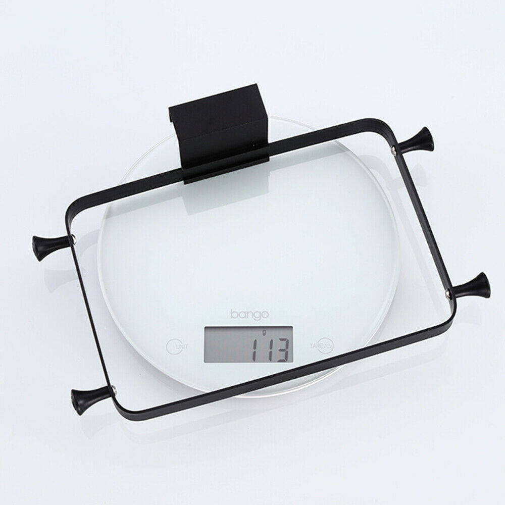 Trash Can Over the Cabinet Plastic Bag Holder Kitchen Garbage Rack Aluminum