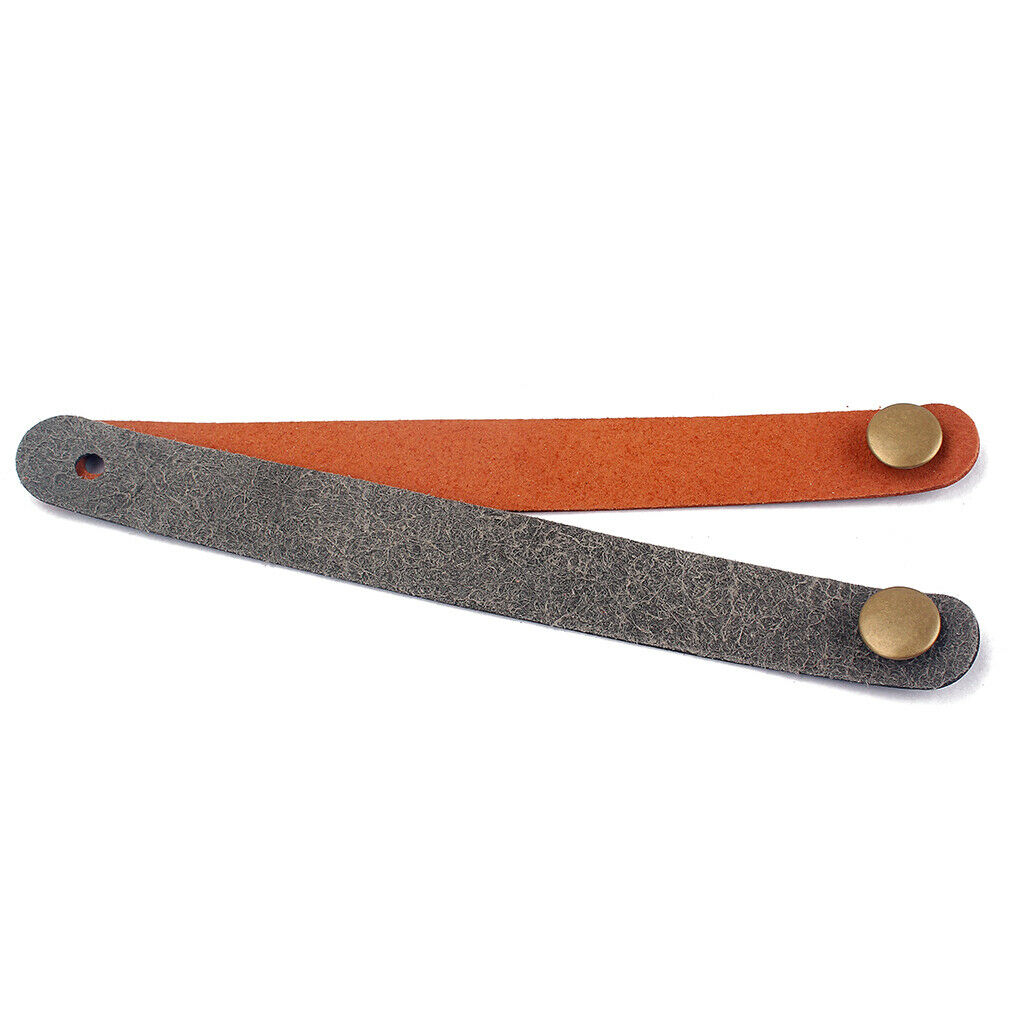 Synthetic Leather Band Button Hook for Acoustic Guitar