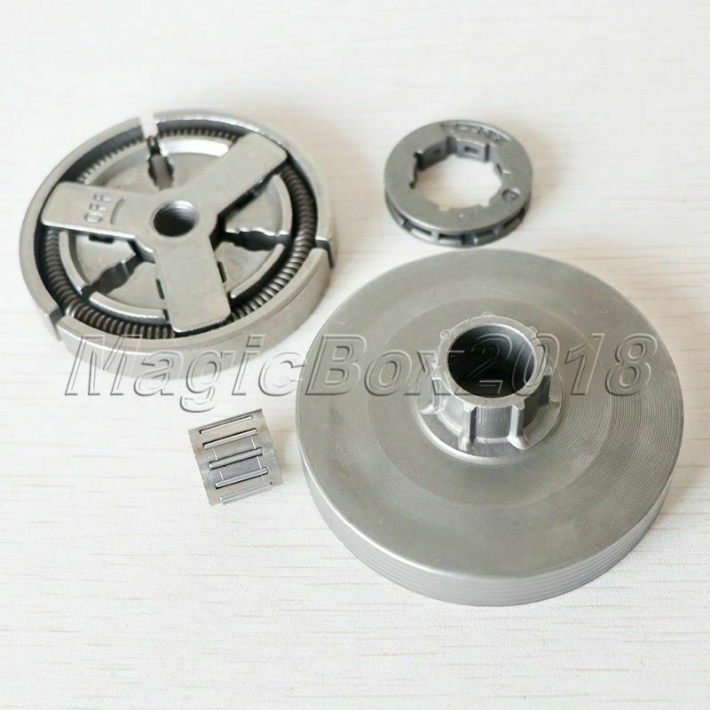 Clutch Drum+ Clutch+ Sprocket Rim+ Needle Bearing for Chinese Chainsaw 4500 5800