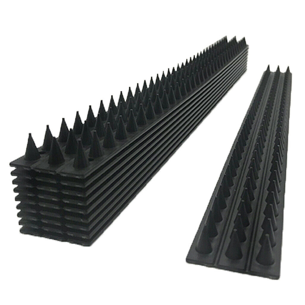 Set of 30 Wall Spikes Cat Burglar Prickle Strips Bird Intruder Deterrent