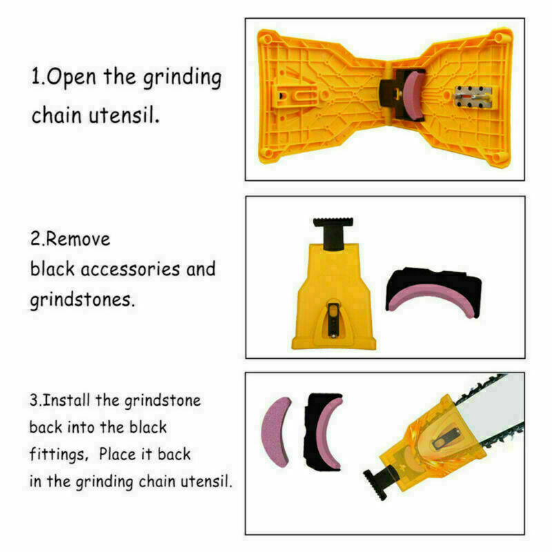Chainsaw Teeth Sharpener Sharpens Chainsaw 16-20Inch Saw Chain Sharpening System