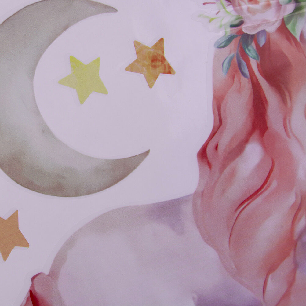 Cute Unicorns Moon Cloud Wall Stickers Nordic Style Room Decor DIY Wall D.l8