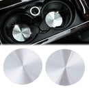 2 Pcs Cup Holder Cover Mat Trim For Range Rover Sport Vogue Discovery Universal