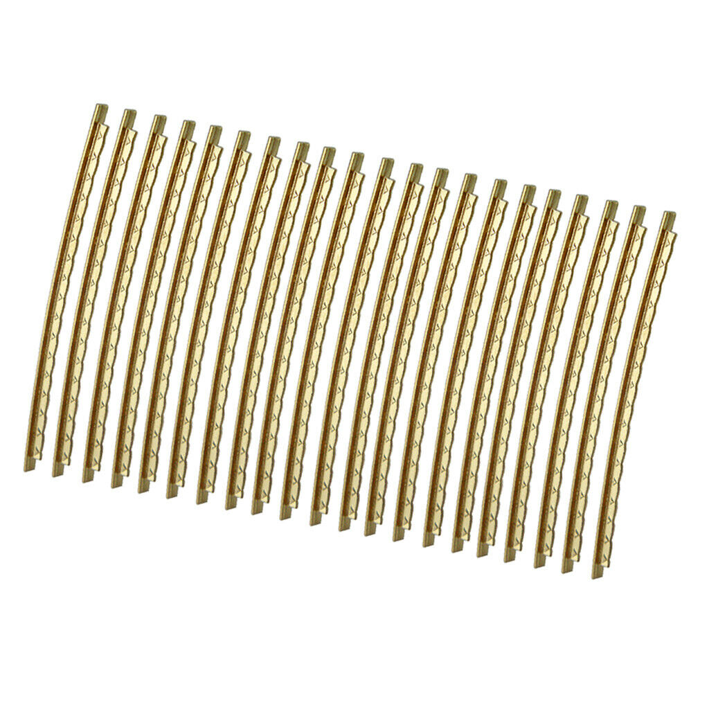 21Pc Folk/Acoustic Guitar Fret Wire Fretwire Set 2mm Brass for Guitar Parts