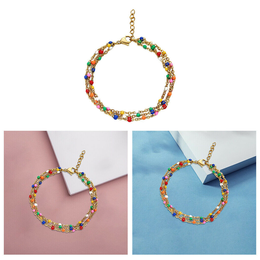 Bohemian Beaded Bracelets for Women Men Birthday Surfer Party Holiday Street