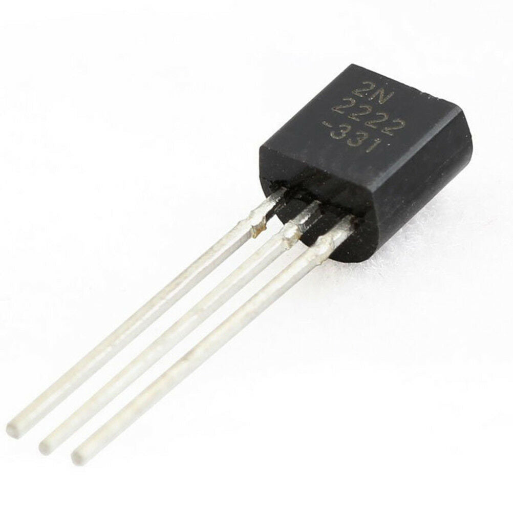 100 x 2N2222 NPN TO-92 Plastic-Encapsulate Power Transistors 30V 600mA WF
