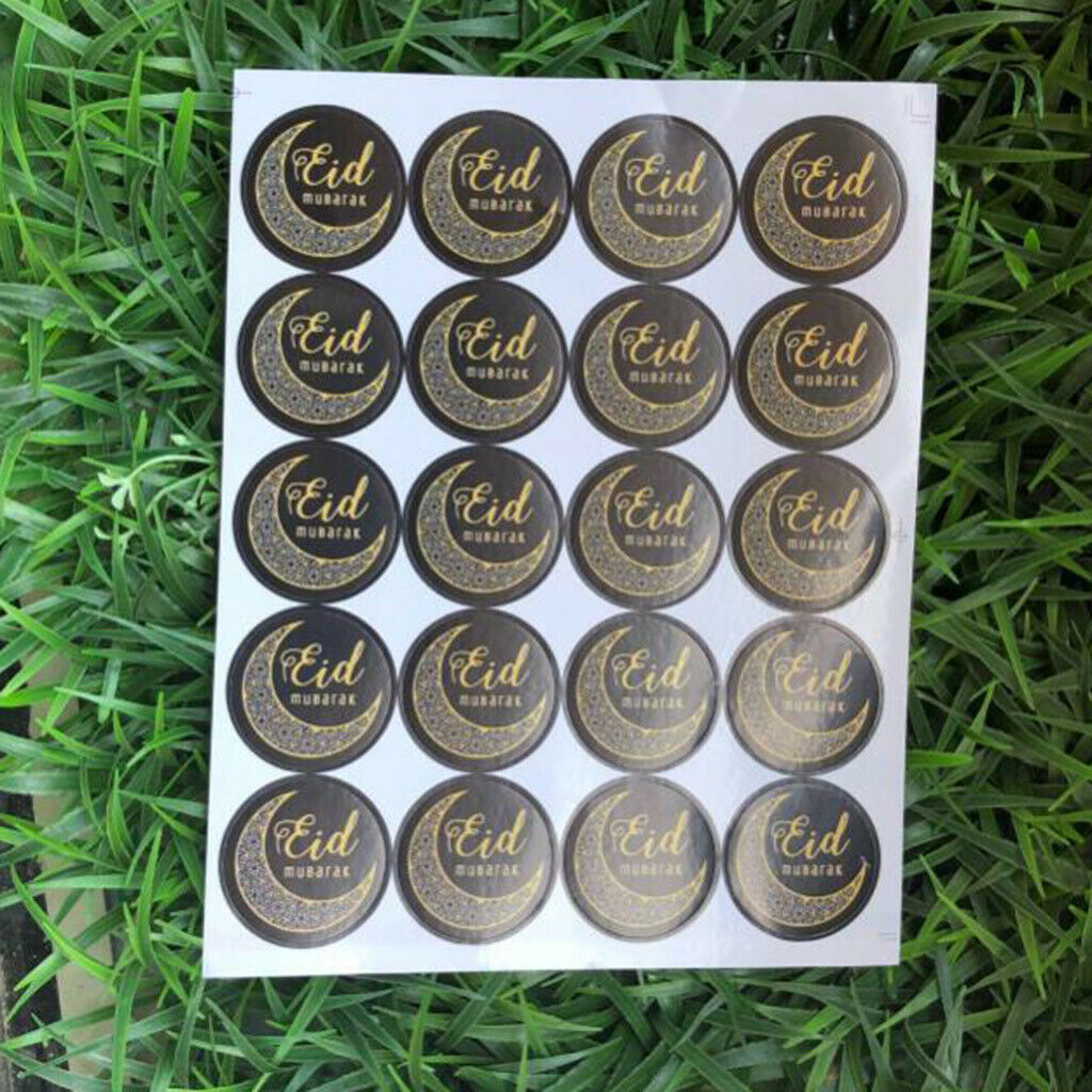 20pcs Mubarak Eid Decorations Islamic Presentations Gift Boxes Bottles Crafts