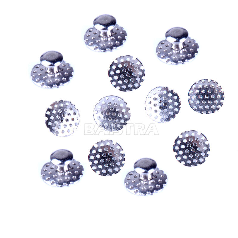 50pcs Denal Orthodontic TOMY Round Perforated Hollow Lingual Buttons with Holes