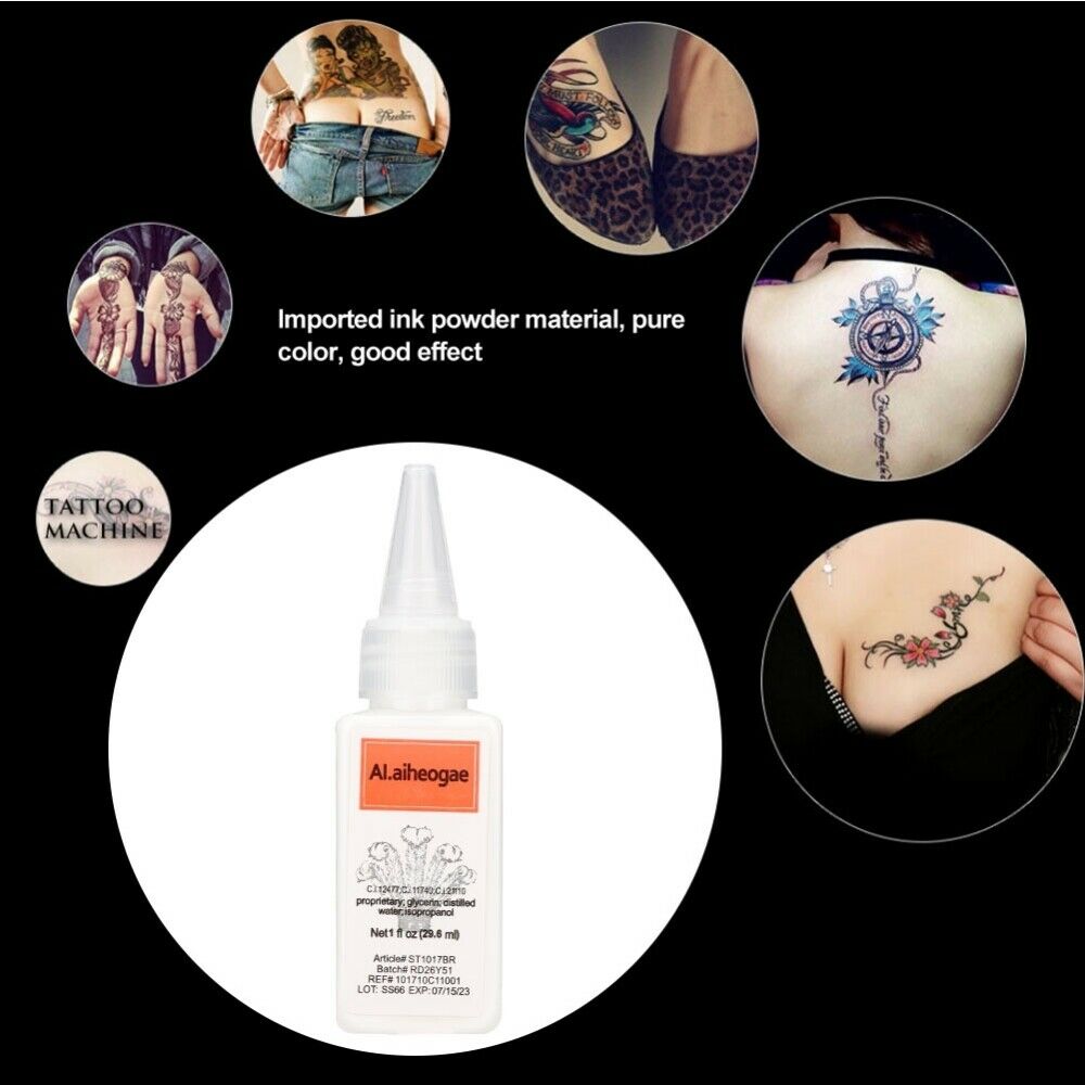 29.6ml Import Pure Tattoo Inks Microblading Long Lasting Tattoo Pigment Ink