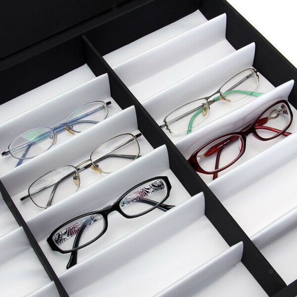 Storage Box Glasses Holder Fading Screen Can Hold 18 Pairs Of Glasses
