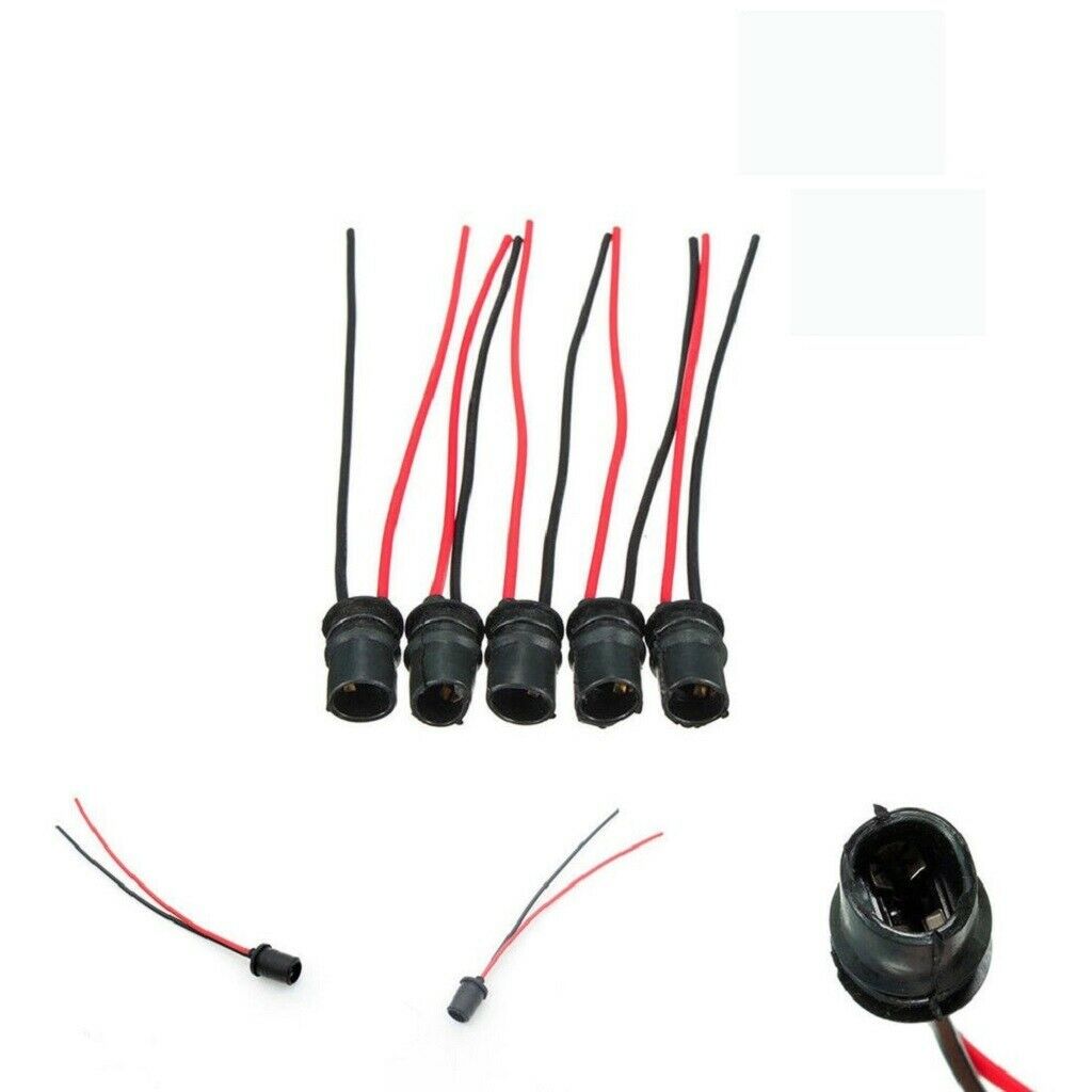 168 194 2825 2827 904 906 912 921 W5W T10 Cable Harness Sockets for LED Lamps,