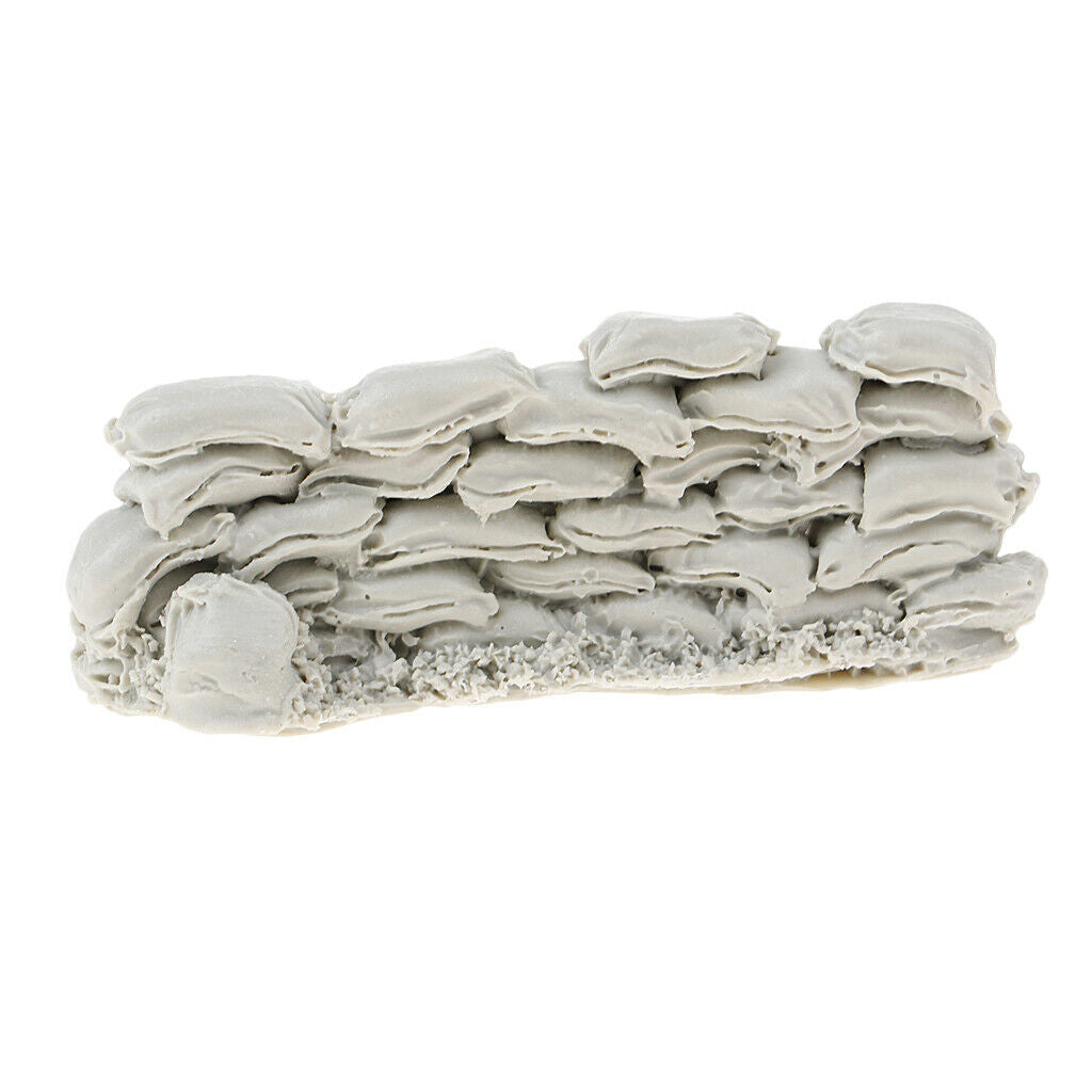5x 1:35 Scale Unpainted Sandbags Models Scenario Layout Kit Accessories