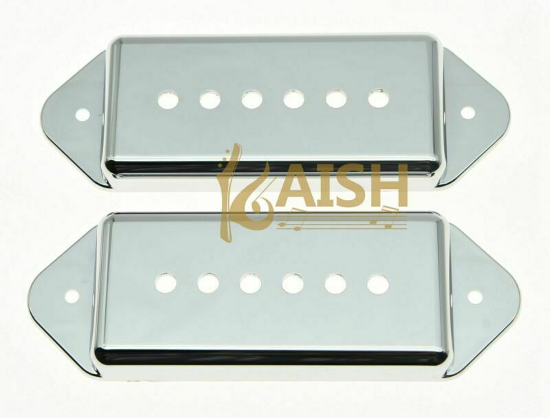 2pcs 52mm Plastic P90 Dogear Guitar Pickup Covers  Chrome fits for LP