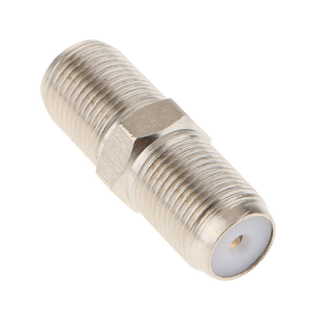 10Pcs F-Type Female to Female TV Cable Connector/ Joint/ Adapter Coax Joiner