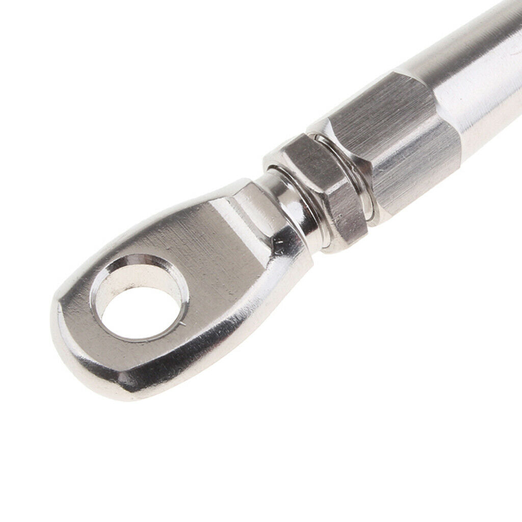 1 Pair 6mm Wire Cable Rope Eye Rigging Terminal Swageless DIY Fittings