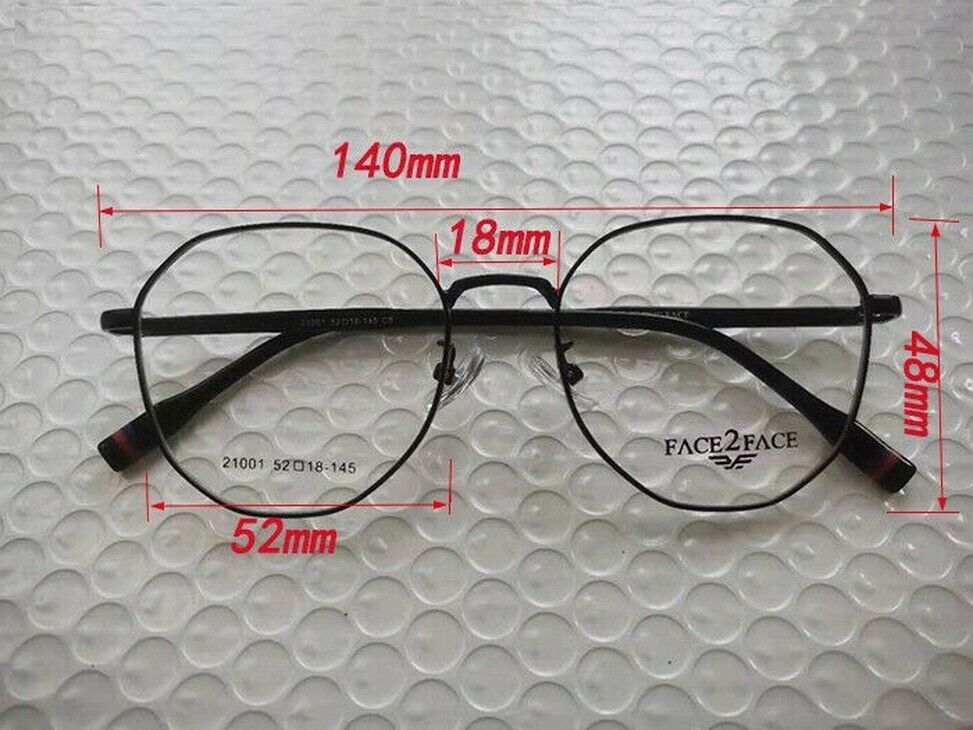 21001 Myopia Optical Frame Eyeglasses Round Lens Student Male Trendy Alloy X1