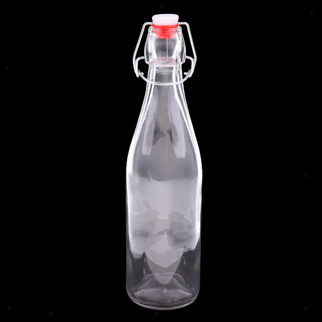 Flask Beverage Wine Oil Vinegar Juice Storage Jar Bottle 17oz Shabby Chic