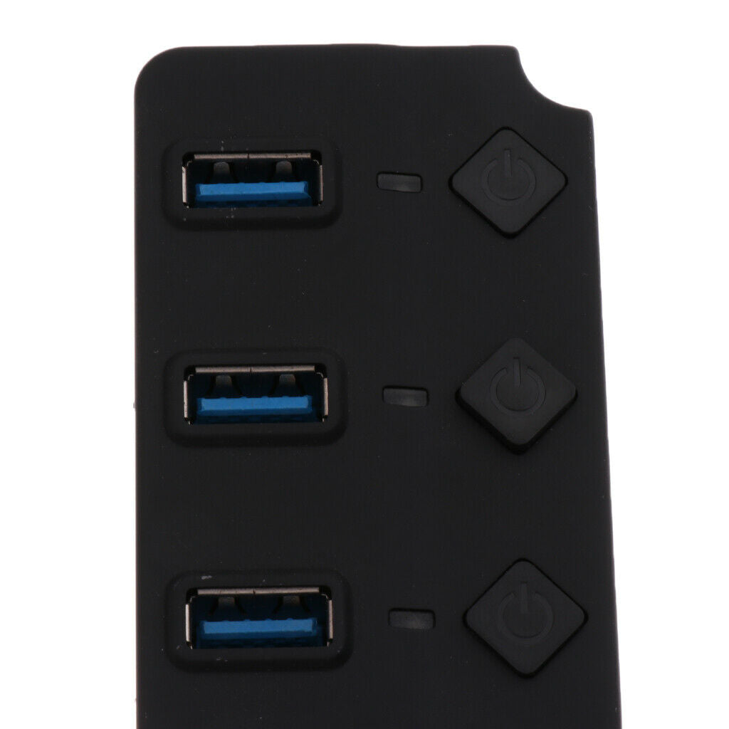 1 Piece Small High Speed 7 USB 3.0 Ports USB Power Adapter Hub For Charging