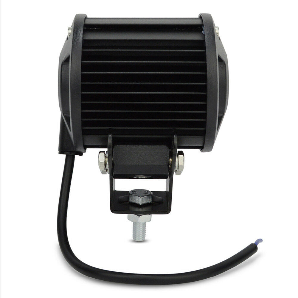 2PCS Adjustable Motorcycle 18W  LED Driving Fog Spotlight with Mounting Bracket