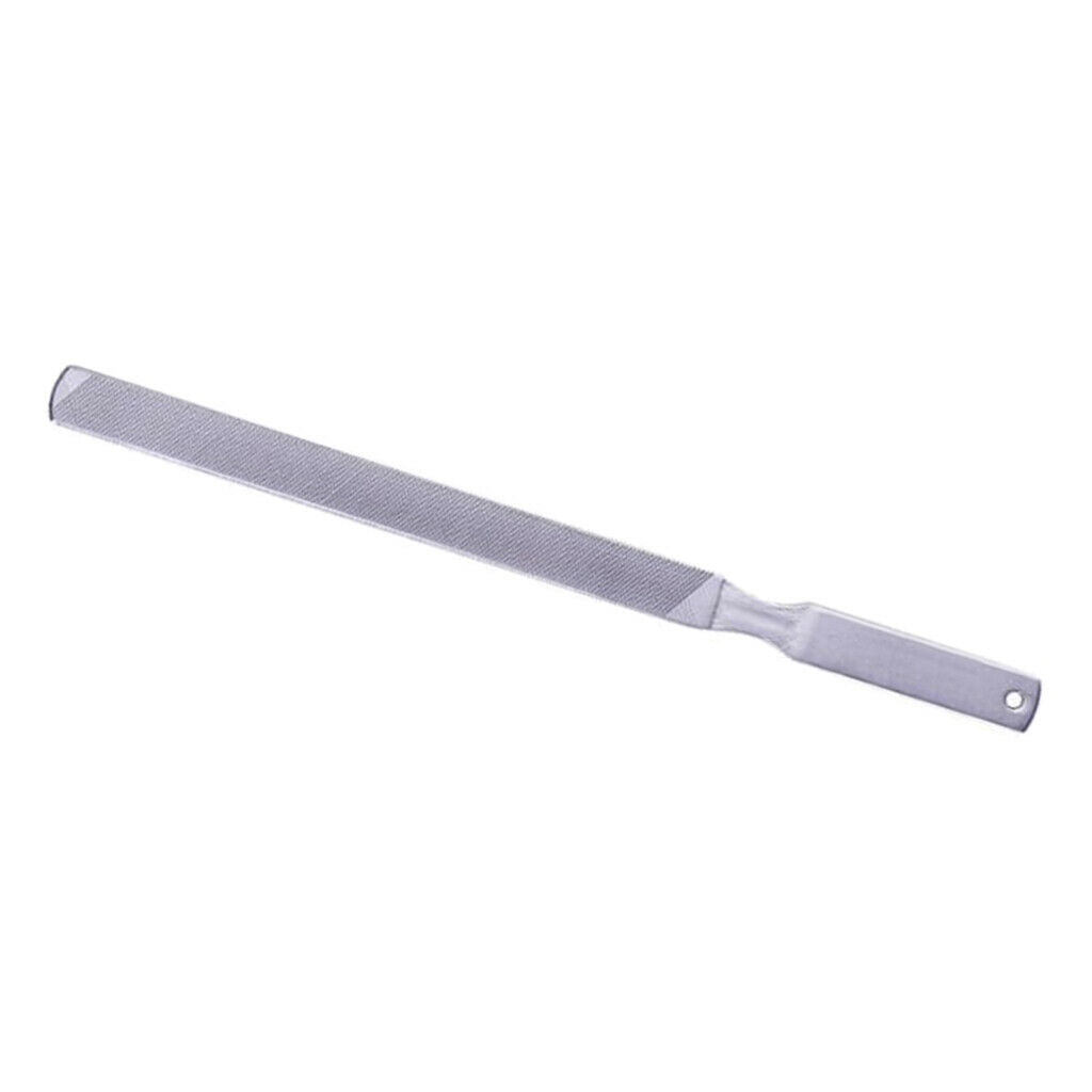 2Pcs Metal Nail Files Double Sided Grinding Polisher Pedicure Manicure Tools