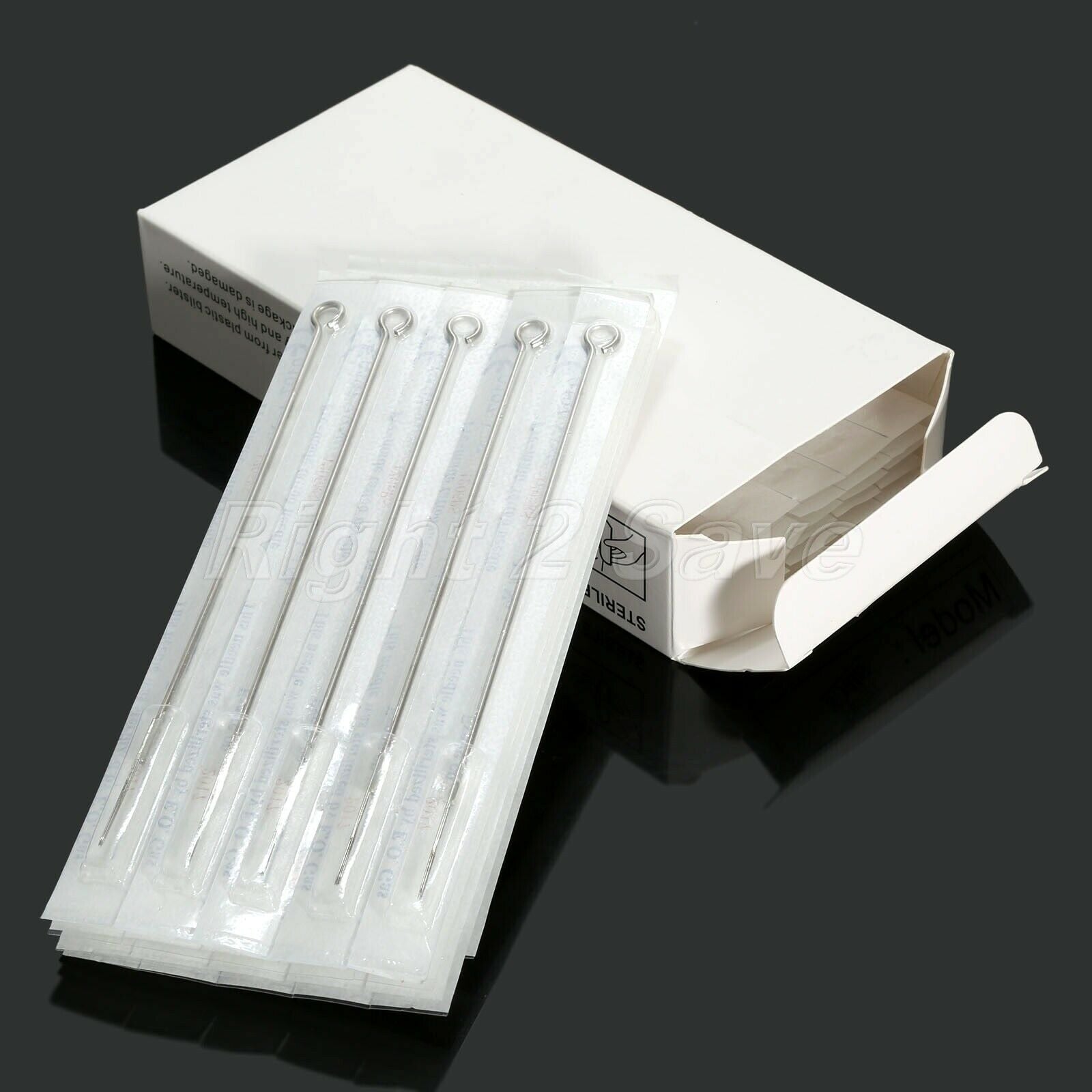 10pcs 5RS Tattoo Needles Body Art Disposable Sterilze Blade Stainless Steel