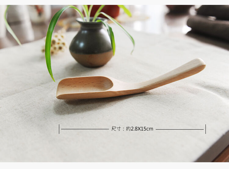 1PC Wooden Tea Scoop Gongfu teaspoon 2.8x15cm NEW